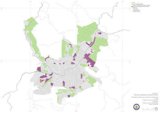 Áreas não urbanizadas no perímetro urbano